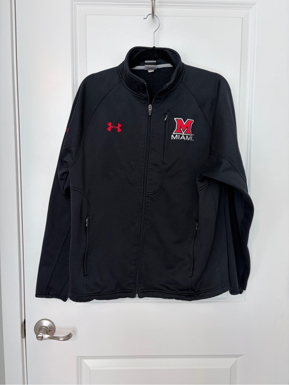 Under Armour 2006 Miami University of Ohio Black Full-Zip Softshell Jacket